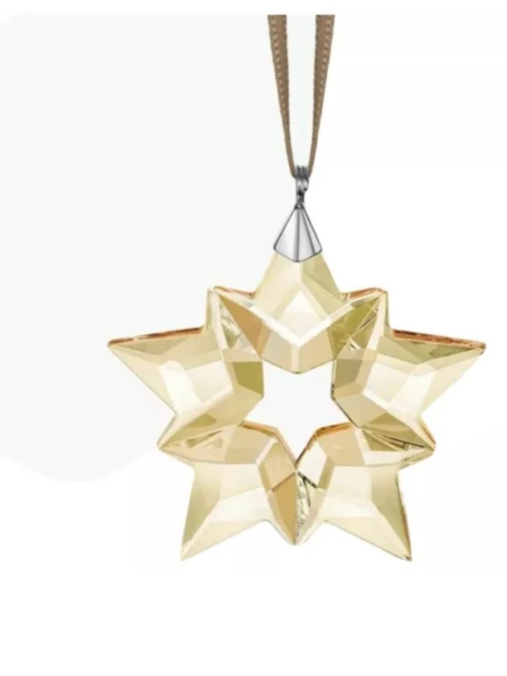 Swarovski 2019 Gold Ornament EUC-No Box